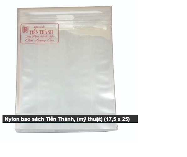 Xấp 10 Tờ Nylon Bao Sách Dày