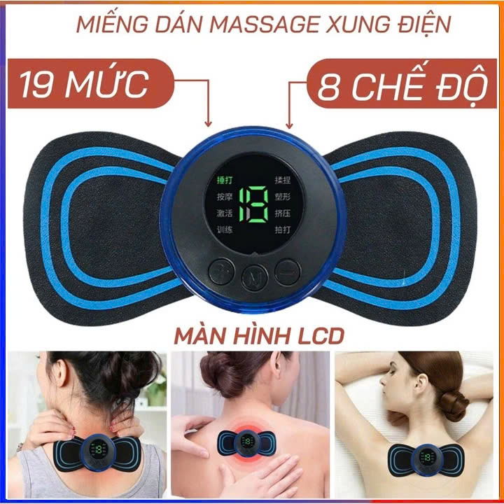 Máy MaSaGge Xung Điện Cao Cấp Loại Tốt cho Cổ, Vai và Gáy, Toàn Thân - Giảm Đau Hiệu Quả, ĐÈN TRANG TRÍ , ĐỒNG HỒ TREO TƯỜNG