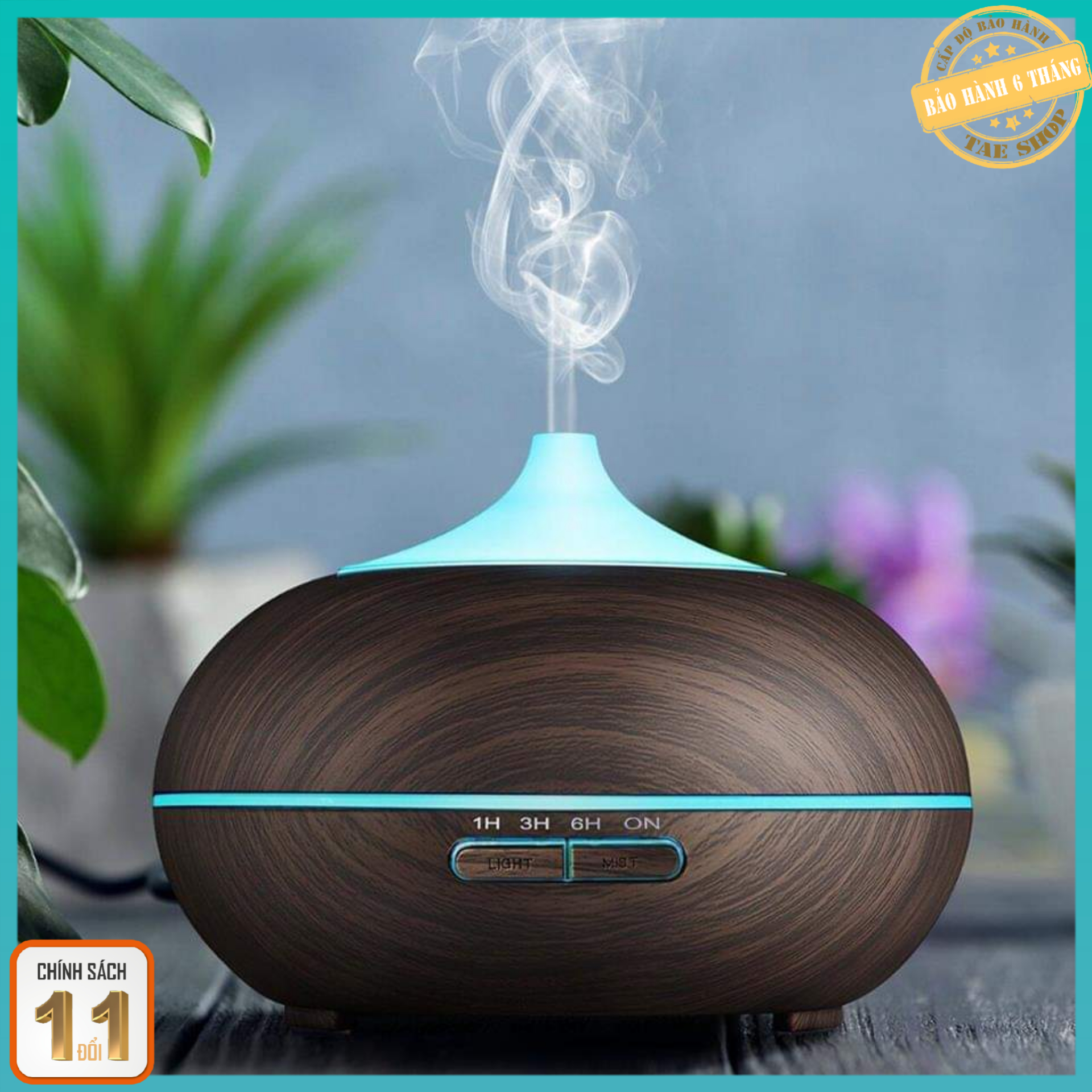 Máy Khuếch tán tinh dầu hình Bí Ngô - 550ml MKT1841T