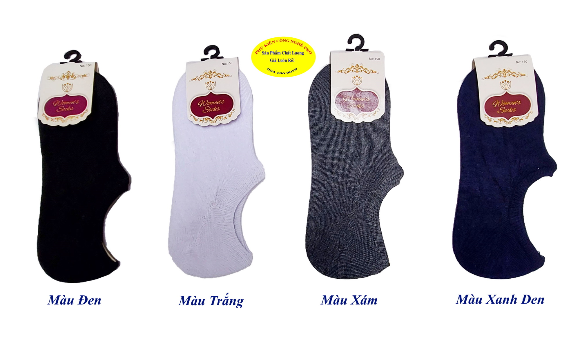 Tất vớ lười nam Women's Socks Không in hình Chất liệu thun cotton co giãn Thoáng mát Bảo vệ đôi chân Sx tại T&amp;T Việt Nam