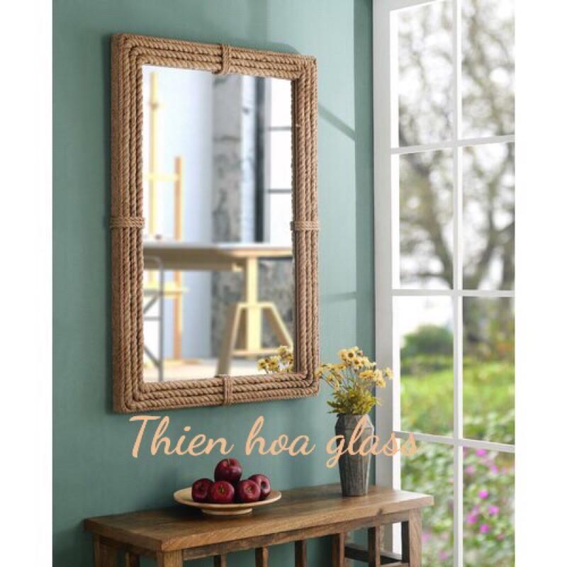 Gương hình vuônga năng treo tường ,nhà tắm ,decor nội thất