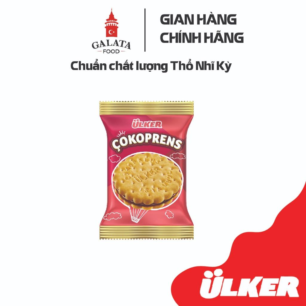 Bánh quy ULKER COKOPRENS kẹp kem vị Sô cô la Hạt phỉ loại 30g