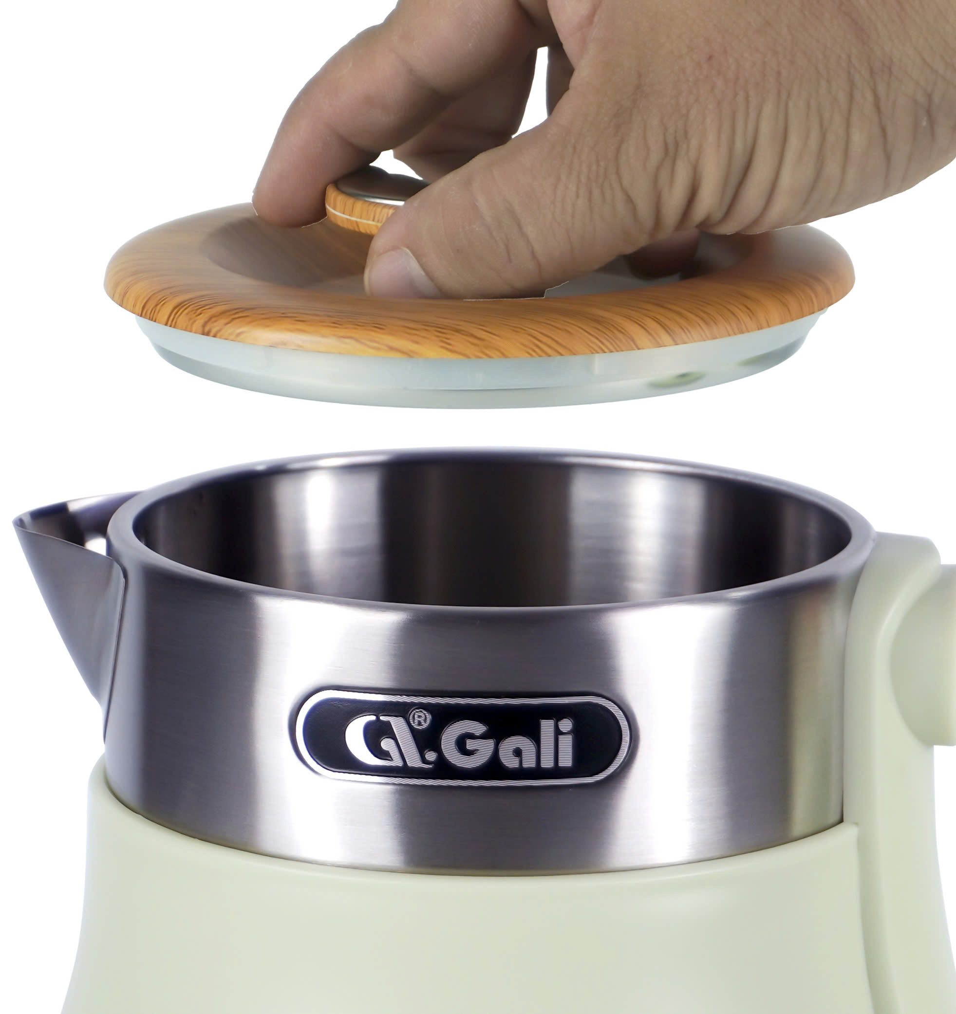 Ấm siêu tốc Gali GL-18F dung tích 1.8 Lít, thiết kế 2 lớp cách nhiệt, Inox 304 chất lượng cao, có chức năng giữ ấm. Hàng chính hãng bảo hành 24 tháng