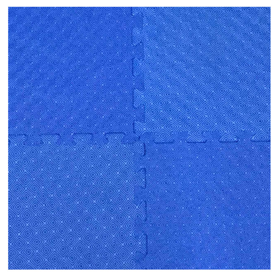 Bộ 4 tấm Thảm xốp lót nền nhà ECOBABY, thảm xốp chống va đập, không thấm nước đạt tiêu chuẩn Mỹ và Châu Âu - kích thước 1 tấm 50x50cm, độ dày 1cm - màu xanh dương