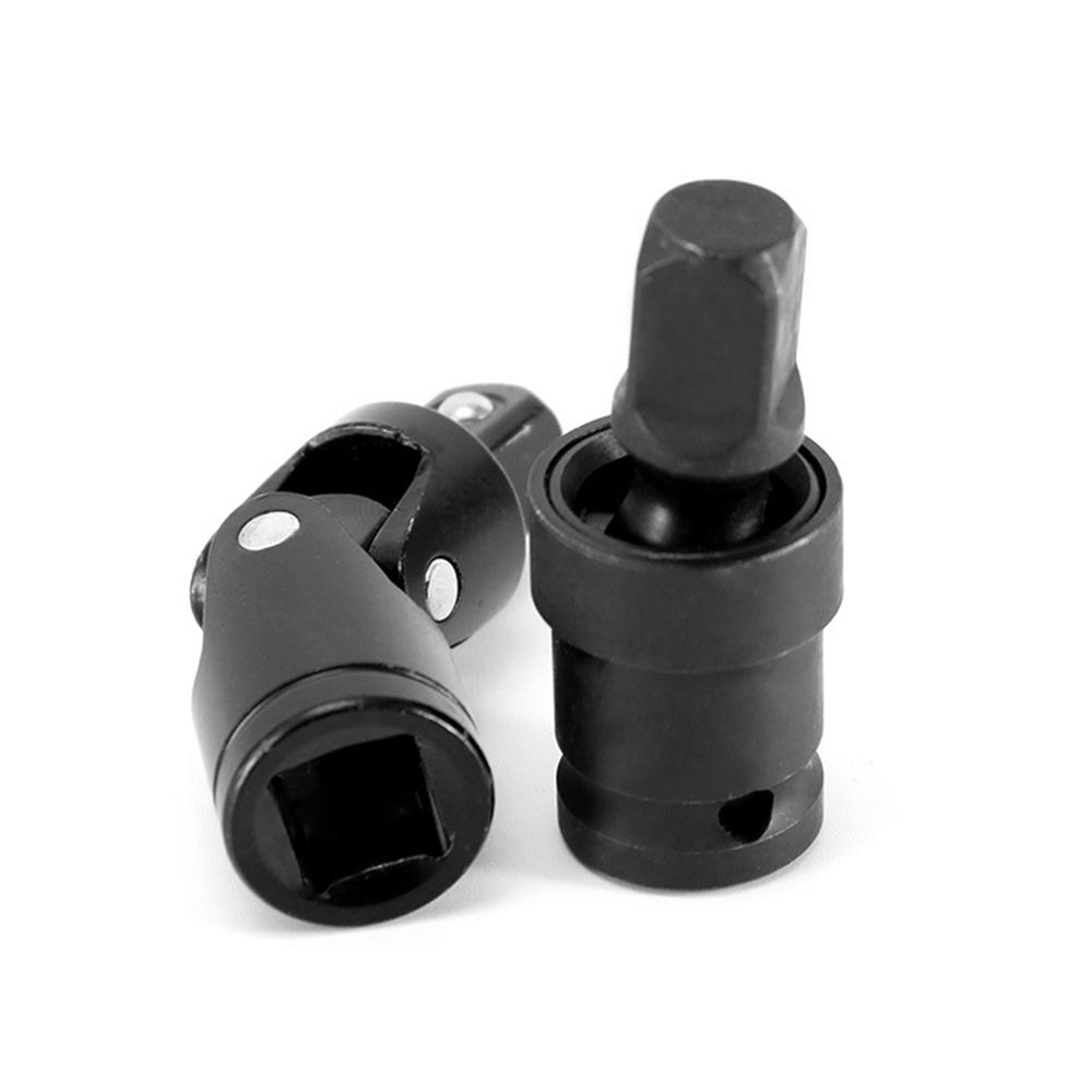 Electric Wrench Adapter 1/2-Inch Carbon Steel Adapter 360 Degrees Rotatable Sockets Adapter for Ratchet Wrenches and Electric Wrenches