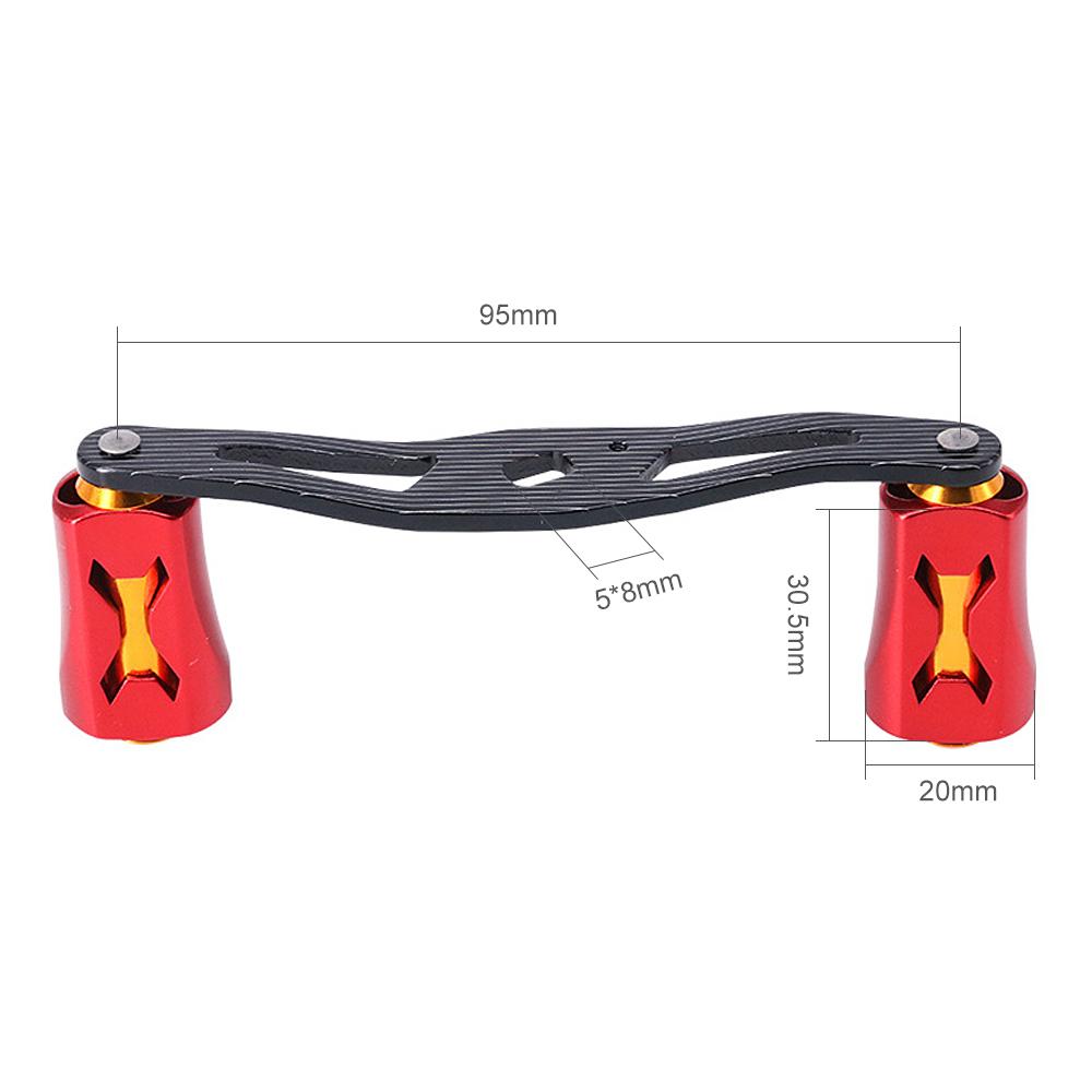 Tay cầm thay thế cuộn dây câu cá bằng kim loại 5x8mm chống ăn mòn độ bền cao