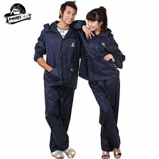 Áo Mưa Bộ Vải Dù Cao Cấp Có Phản Quang Free Ship Chống Thấm Cực Tốt