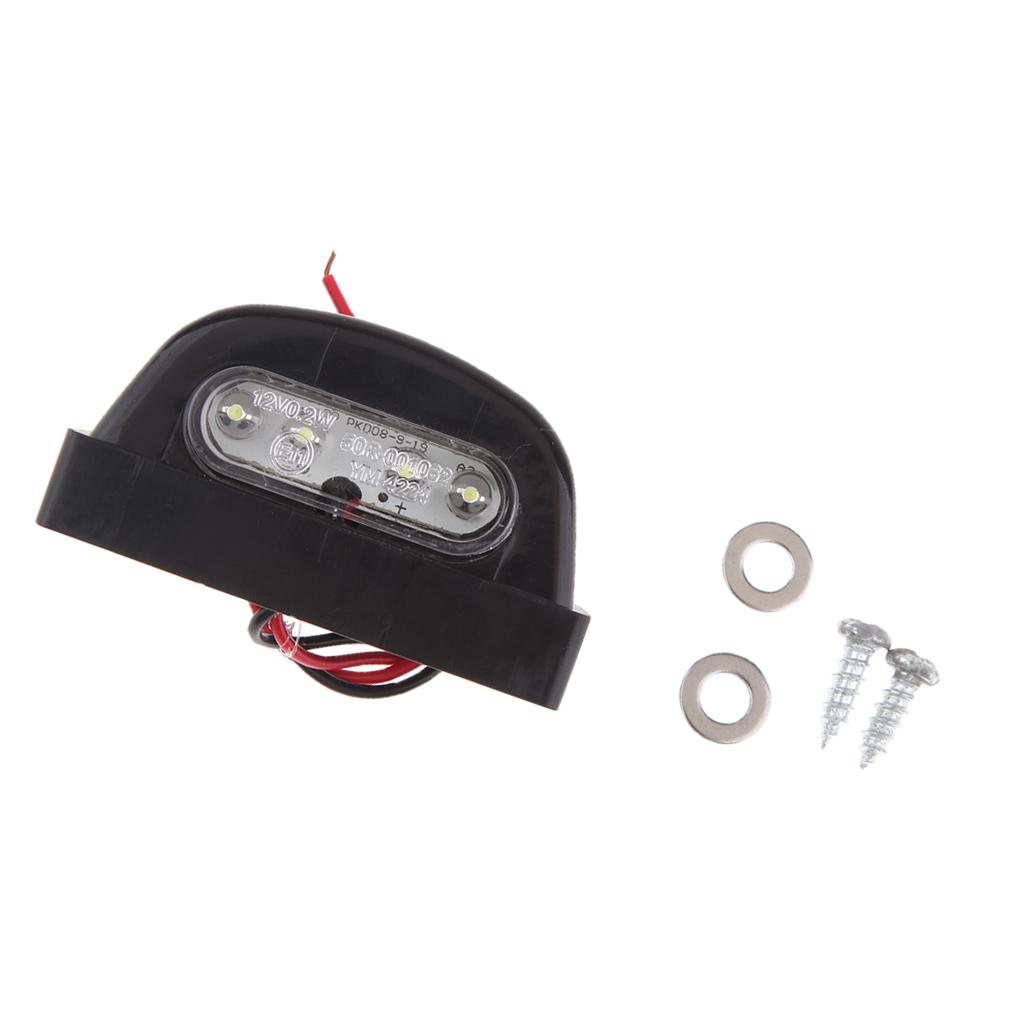Waterproof Plate Light with LED for License Plate Light Backup Light Tail Light