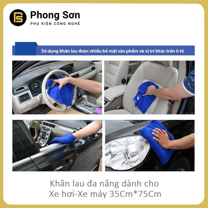 Khăn lau xe chuyên dụng , siêu thấm không bị sơ