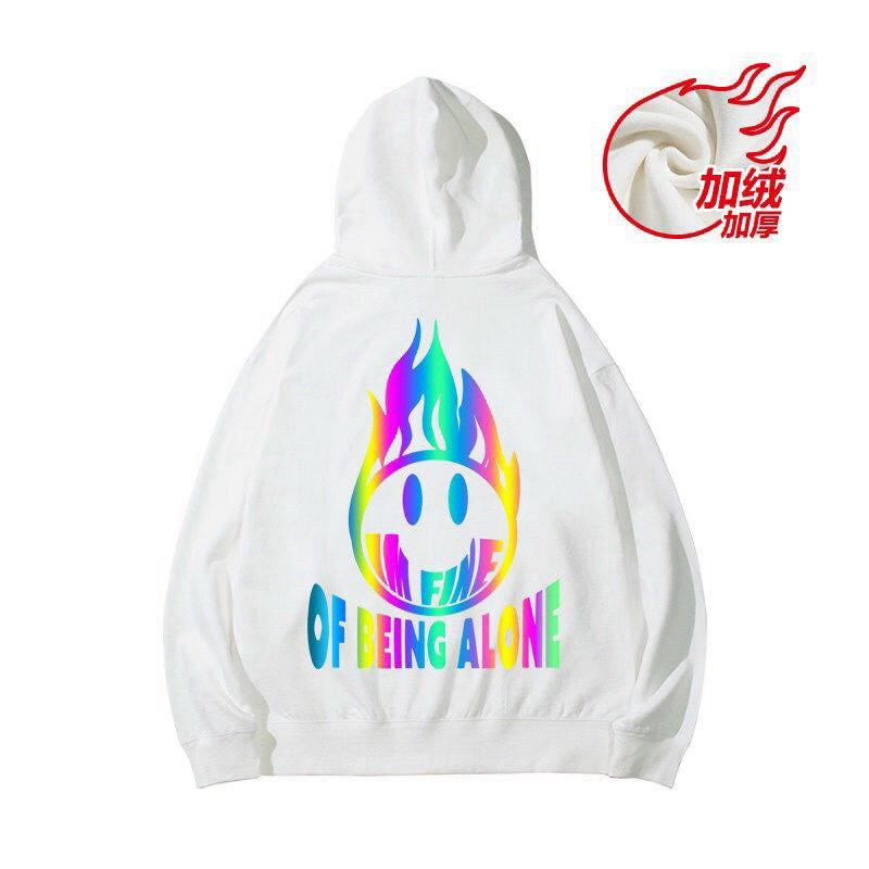 Áo hoodies sweater phản quang 7 màu cực đẹp cho các bạn trẻ , nam nữ đều mặc được MỚI NHẤT HIỆN NAY