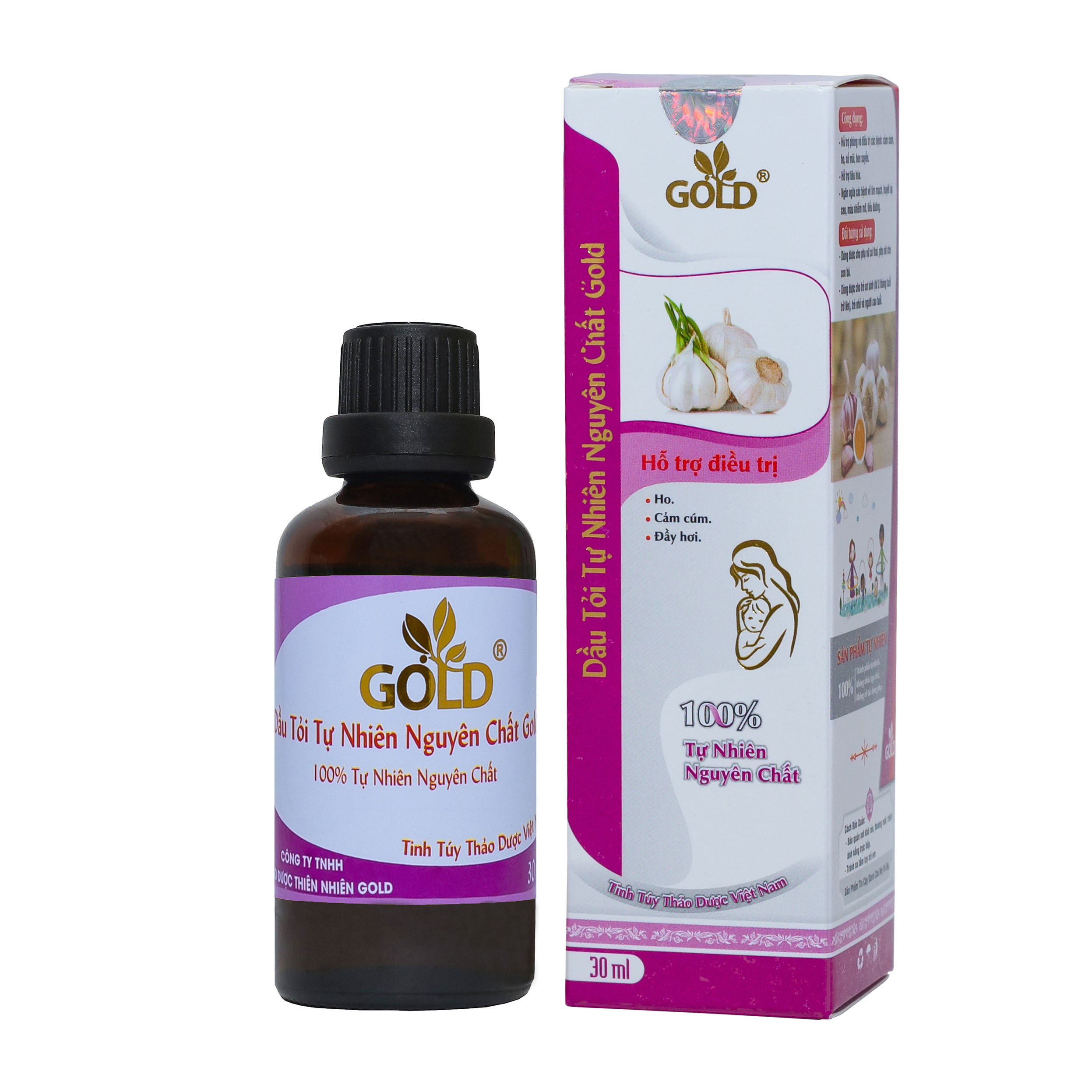 Dầu Tỏi Tự Nhiên Nguyên Chất Gold 30 ml