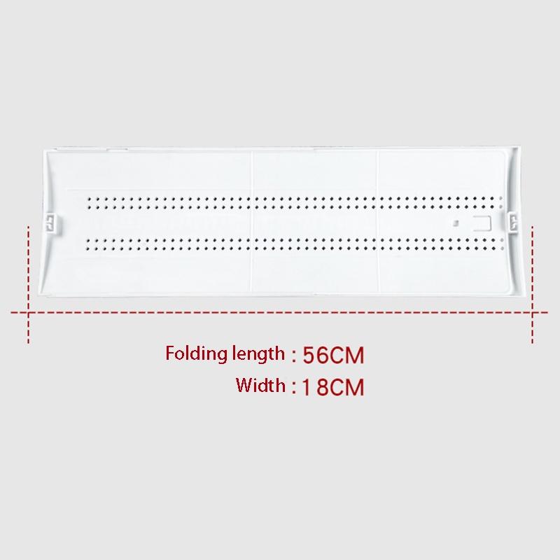 Air Conditioner Windshield Anti Direct Blowing Air Cooler Wind Deflector Adjustable Household Air Conditioner ELEN