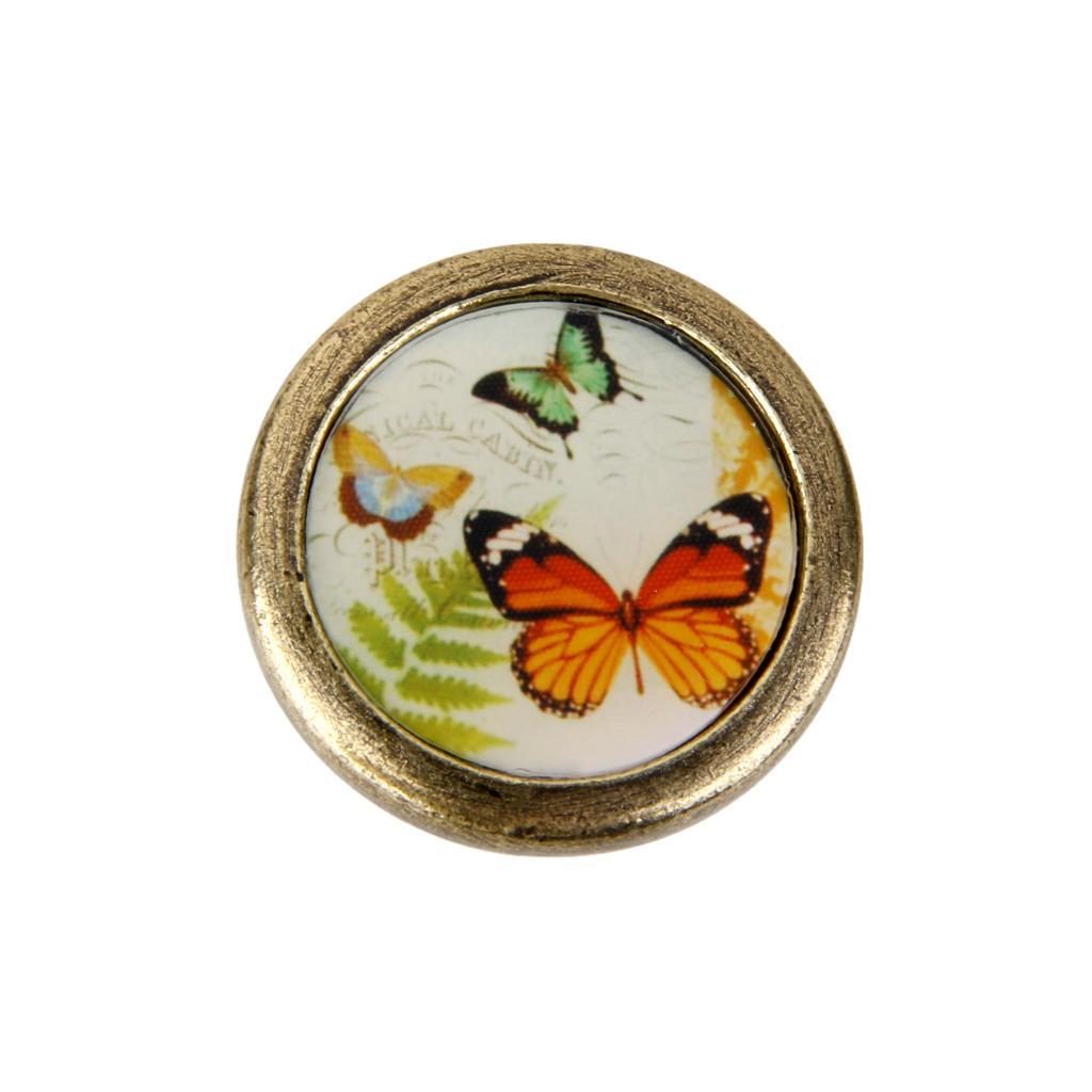 4xAssorted Vintage Brass Wardrobe Cabinet Door Cupboard Drawer Handle Knob 08