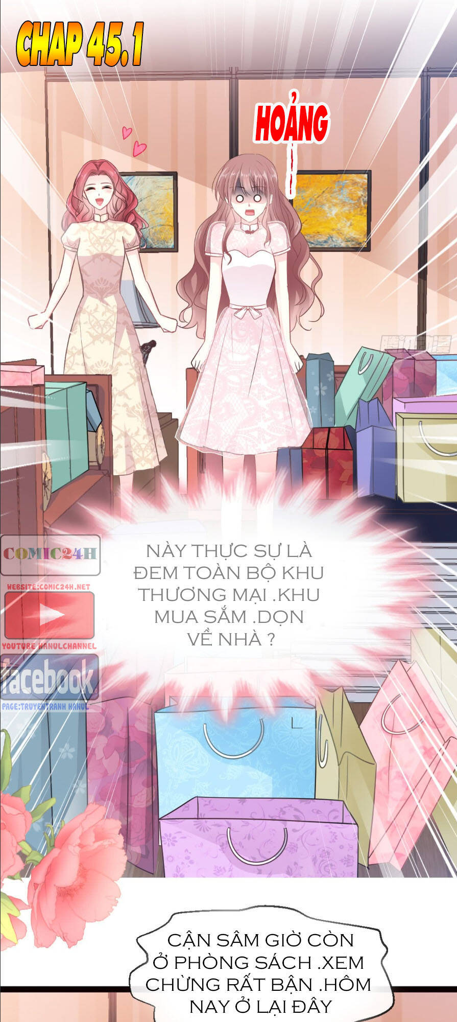 bá đạo tổng tài nhẹ nhàng yêu chapter 45.1 2