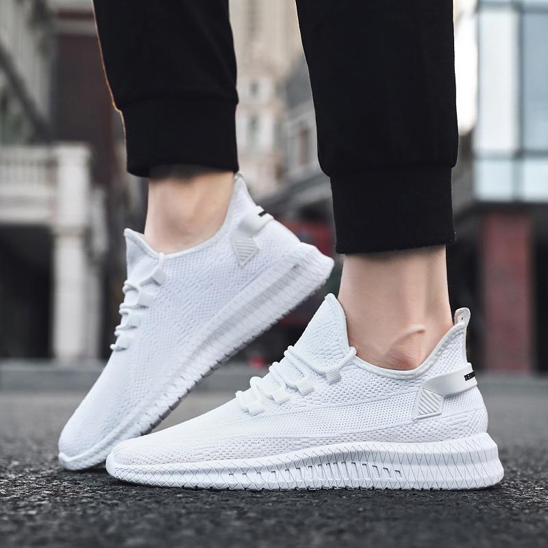 Thời trang dành cho nam giới Giày thể thao lưới Giày thường Giày nam có quai hậu Giày nhẹ lưu hóa Giày đi bộ Giày thể thao Zapatillas Hombre