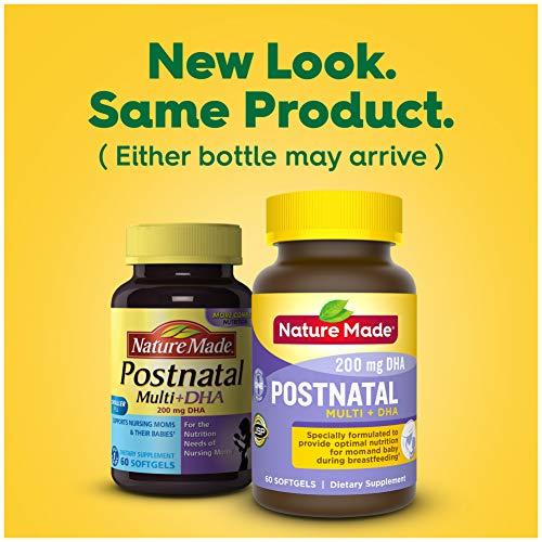 Viên Uống Sau Sinh Nature Made Postnatal + DHA Tốt Cho Mẹ Bỉm Sữa