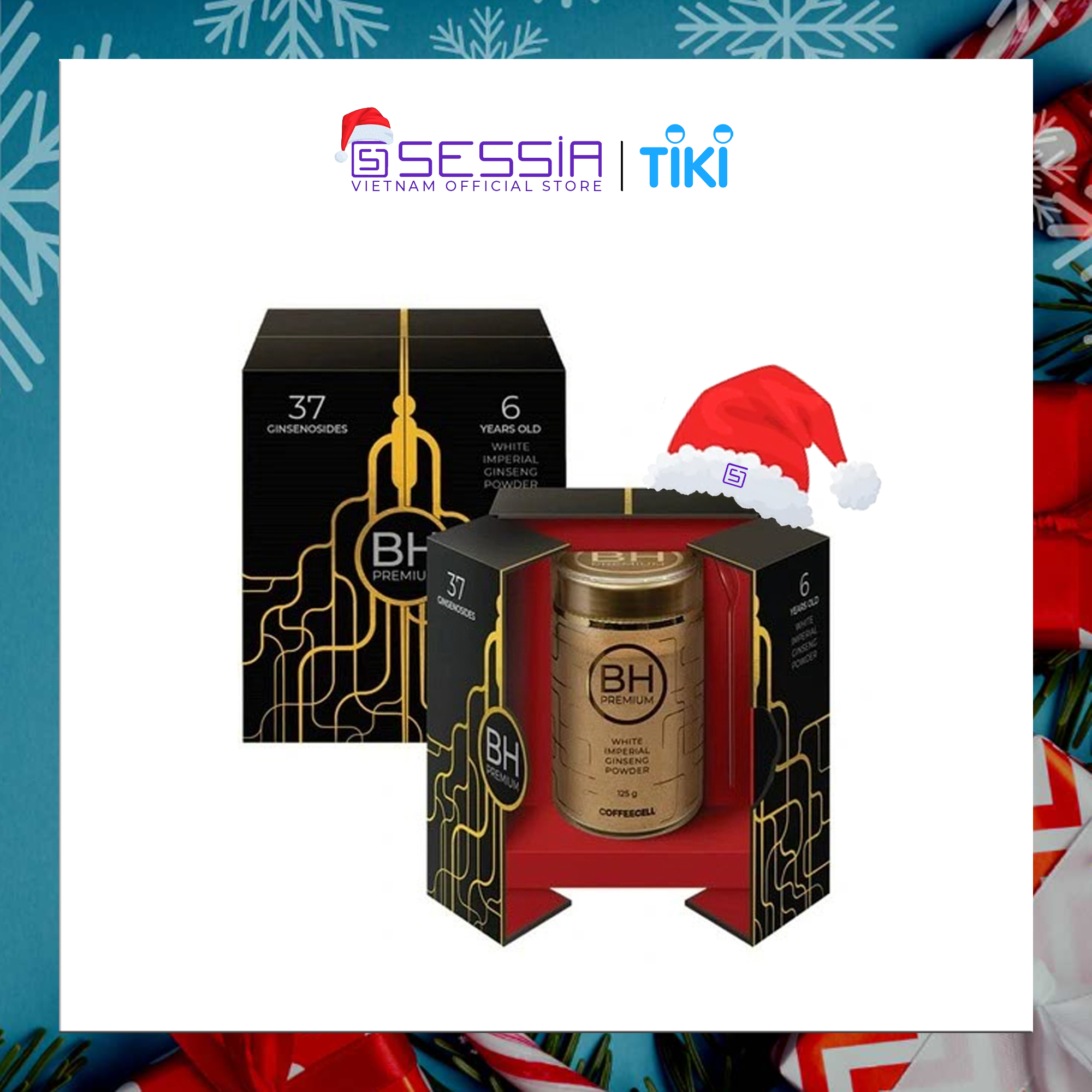Bột Nhân Sâm Thượng Hạng BH Premium Với Bạch Sâm Hoàng Đế COFFEECELL - Dinh Dưỡng Thần Kinh, Năng Lượng & Sức Mạnh - Hàng Chính Hãng