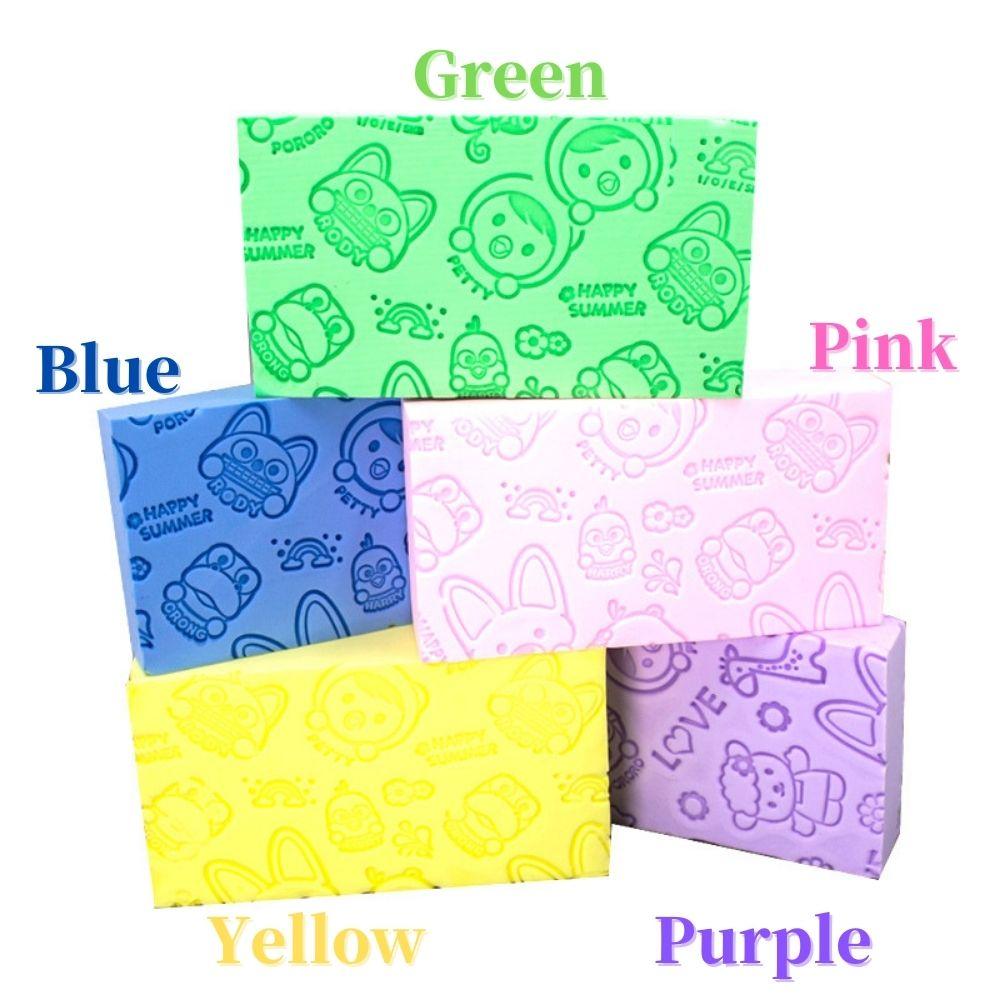 Soft Body Scrubber Bath Shower Exfoliating Scrub Sponge Body Scrub Skin Cleaner Pad SPA Brush Bathing Tools Bathroom Accessories 1Pcs