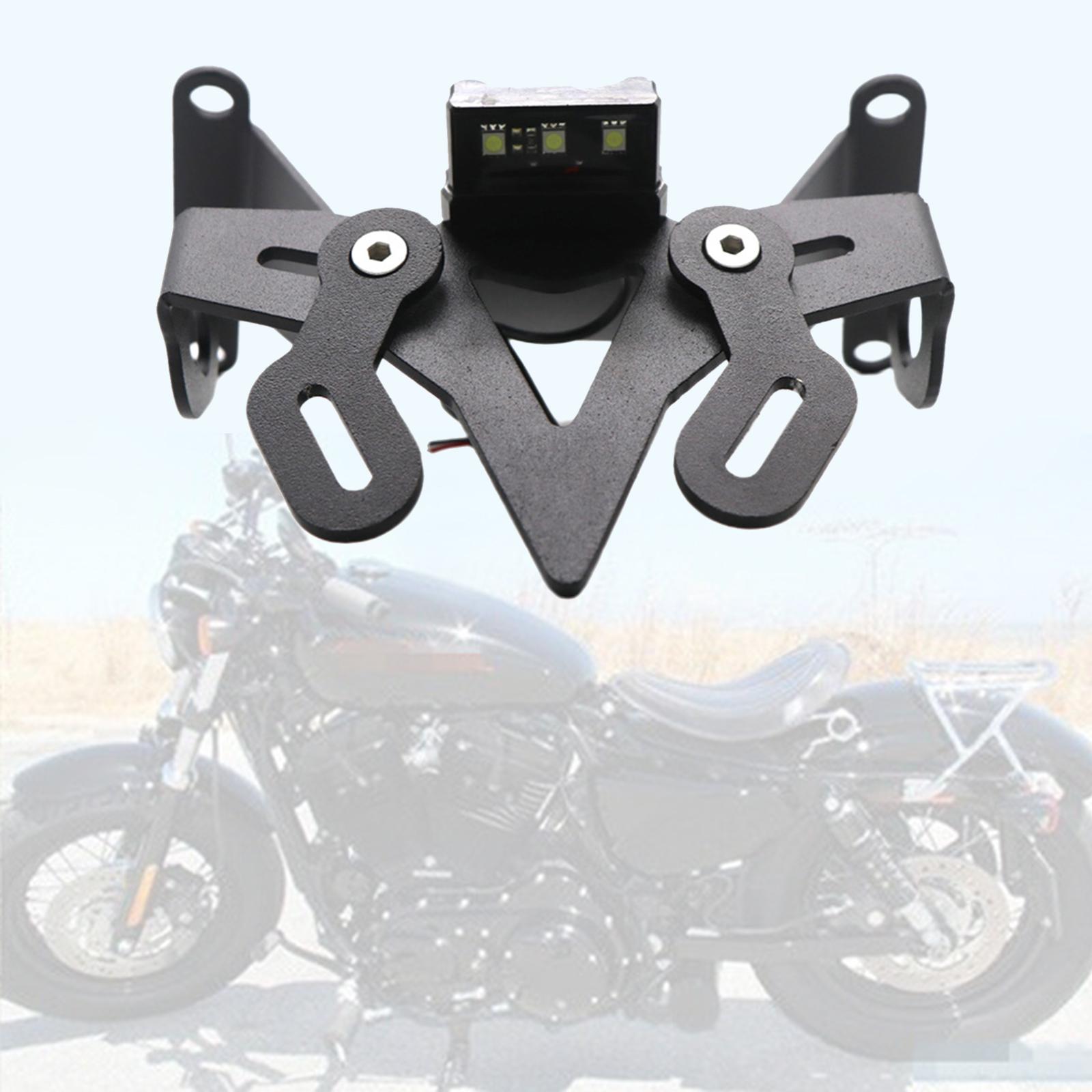 License Plate Holder Bracket w/LED Light Compatible with Honda CB650R 2019+