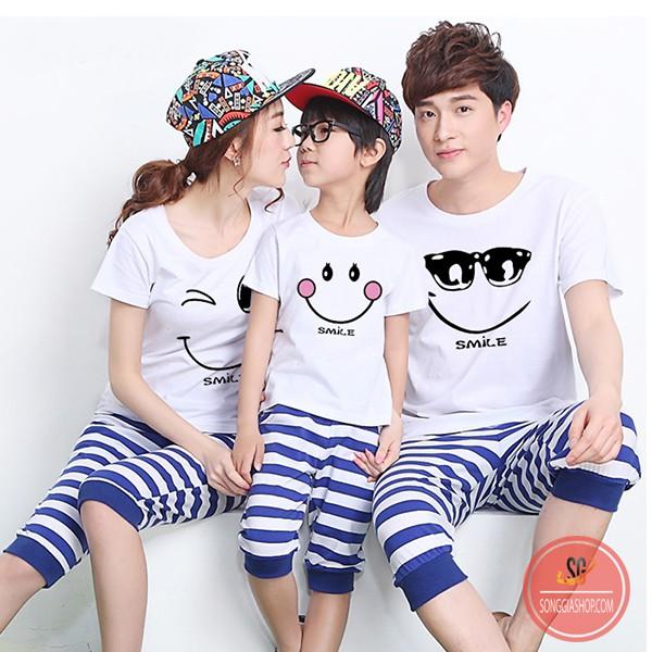 Áo thun gia đình 3 người - Thun cotton - Đủ size cả nhà | DONGPHUCSG