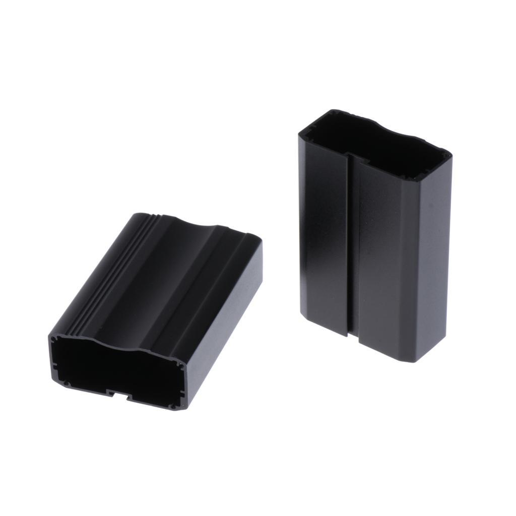 Black Rail Controller Aluminum Case Circuit Board Enclosure Electronic Shell