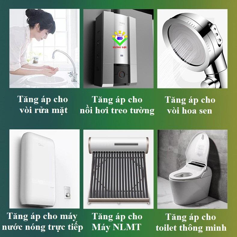 Máy bơm tăng áp vòi sen - máy giặt mini 24V phòng tắm hộ gia đình
