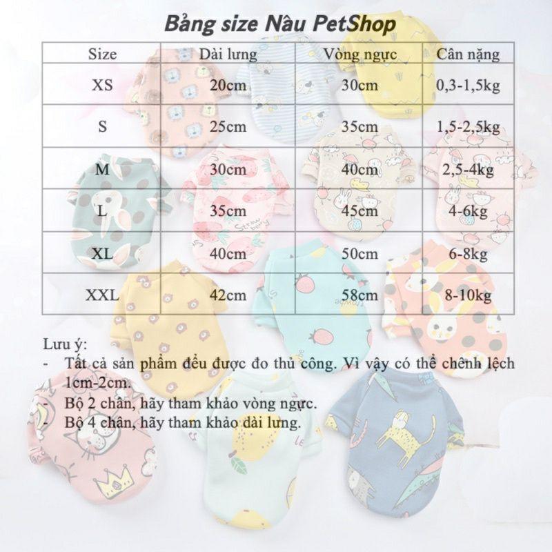 Hình ảnh Áo nỉ họa tiết ấm áp cho chó mèo thú cưng