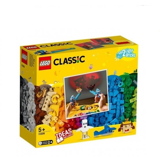 Mô Hình  Lắp Ráp Lego Gạch Sáng Tạo Kèm Đèn 11009