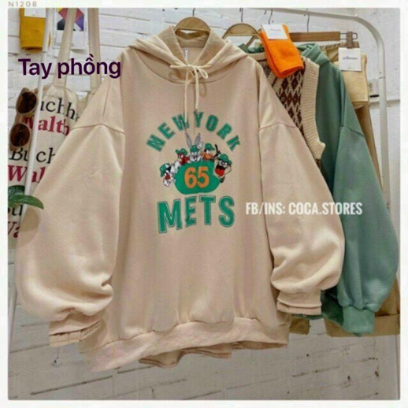 Áo hoodie NEW YORK , áo hoodie áo khoác nam nữ mặc form rộng