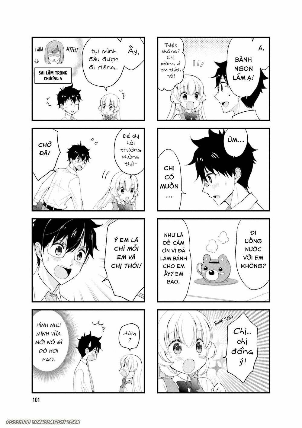 senpai nhỏ nhắn của tôi rất dễ thương chapter 28 9