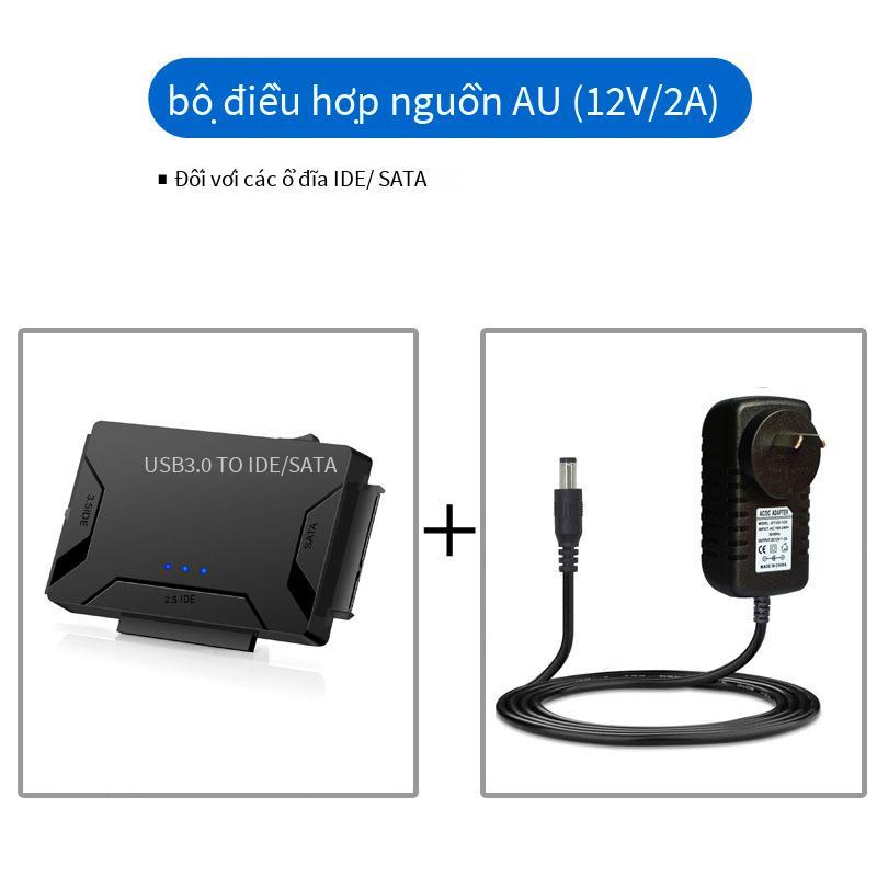 Bộ chuyển đổi đĩa cứng USB3.0 giá thấp nhất ba mục đích USB3.0 sang SATA/IDE dòng dễ điều khiển dòng đa chức năng dễ điều khiển
