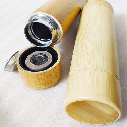 Bình giữ nhiệt vỏ tre 500ml