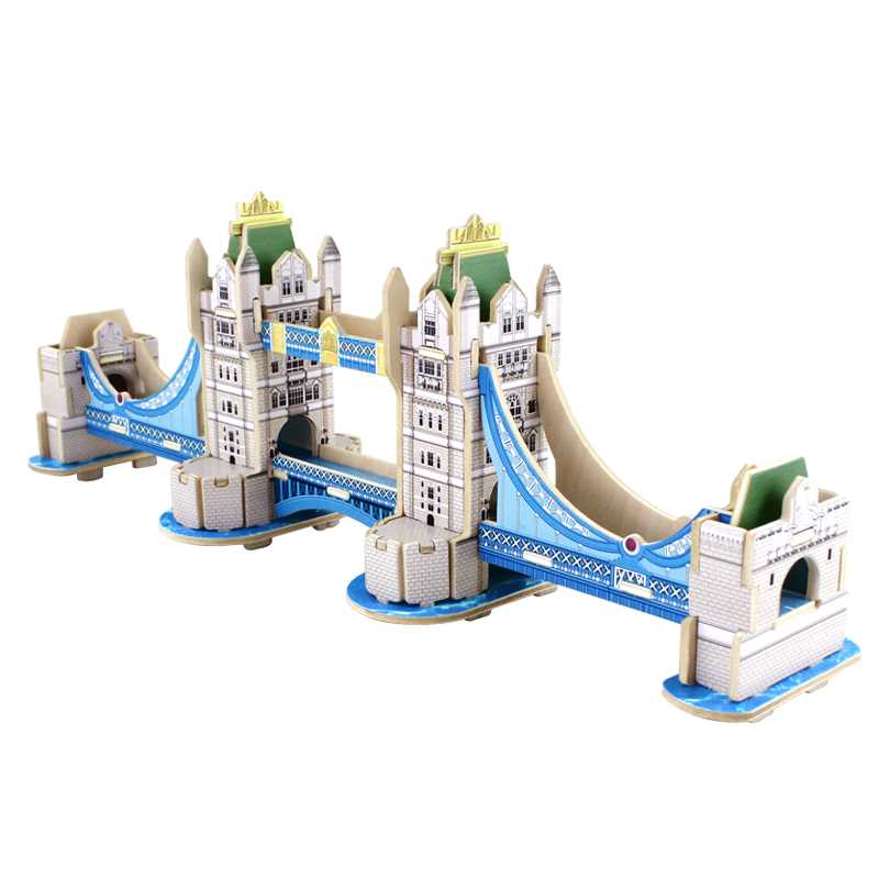 Đồ chơi lắp ráp gỗ 3D Mô hình London Bridge MJ401