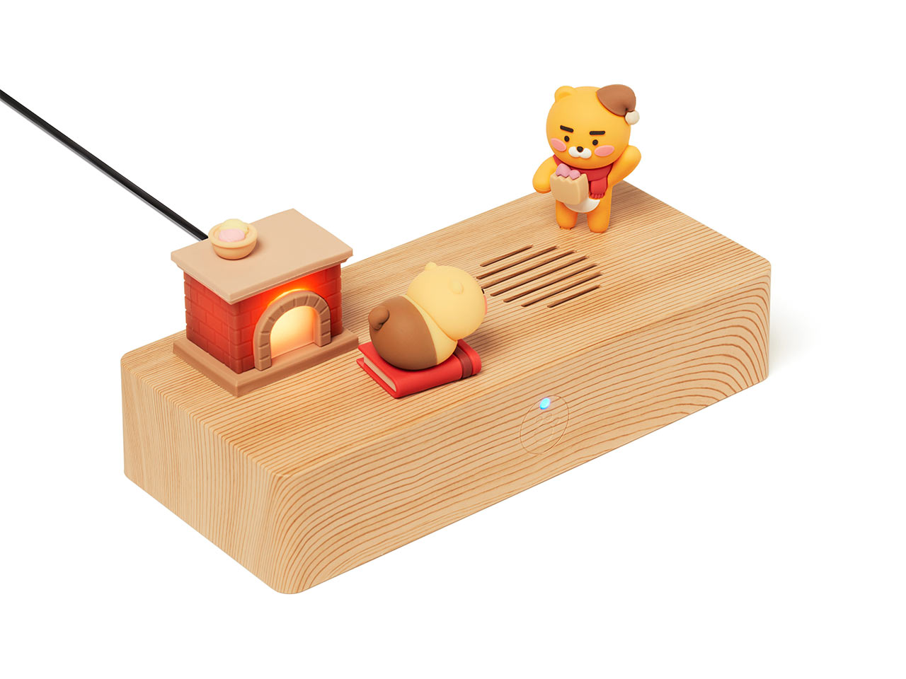 Loa Kèm Đèn Ngủ Ryan & Choonsik KAKAO FRIENDS - Hàng chính hãng