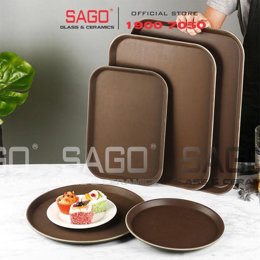 Khay Nhựa Chống Trượt phục vụ Cherry Loại 1 Cao Cấp | Tùy Chọn hình Dáng và kích thước
