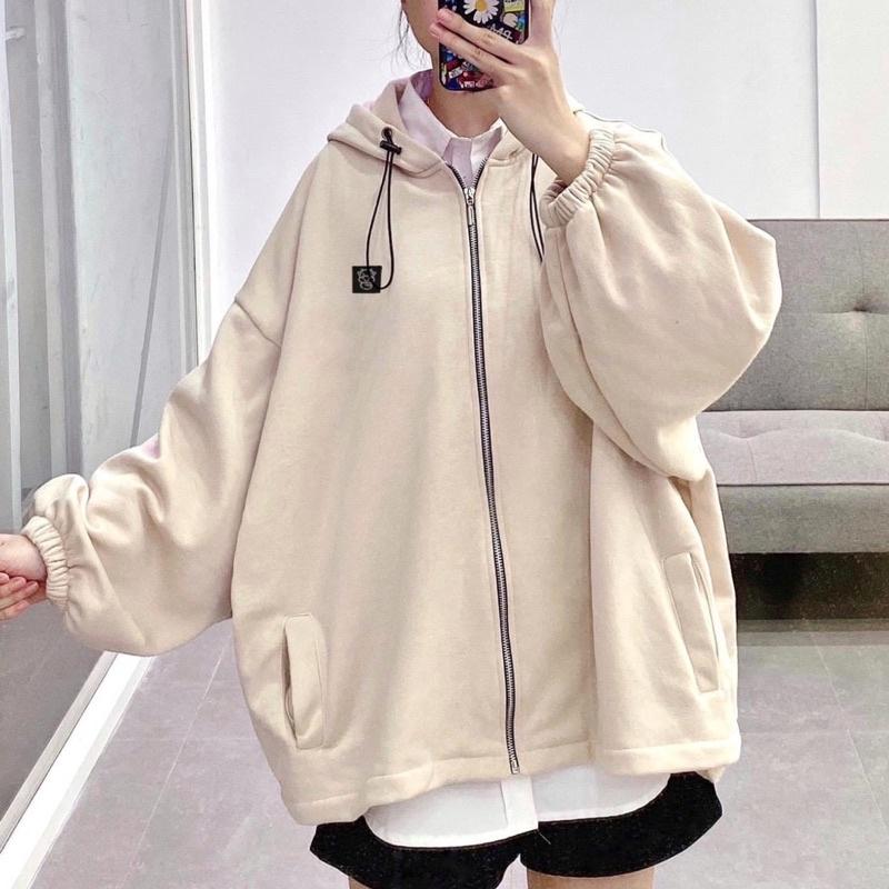 Áo Khoác Nỉ Form Rộng ICON CHÚ BÒ ulzzang unisex