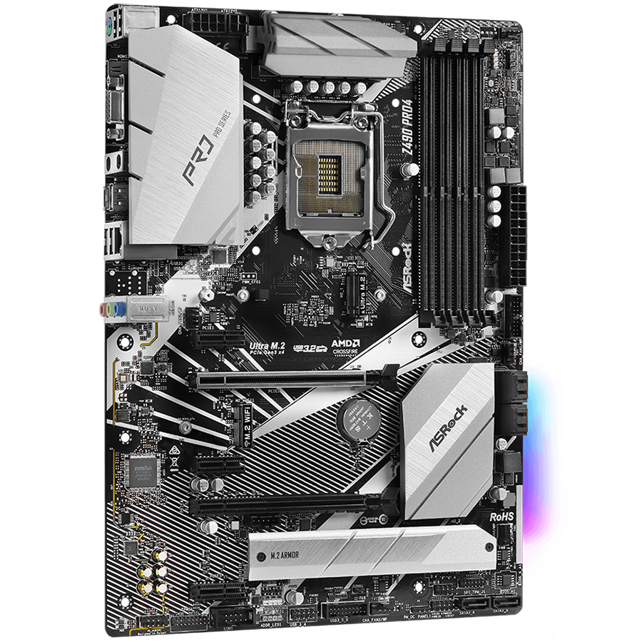 Bo Mạch Chủ Mainboard ASRock Z490 Pro4 - Hàng Chính Hãng