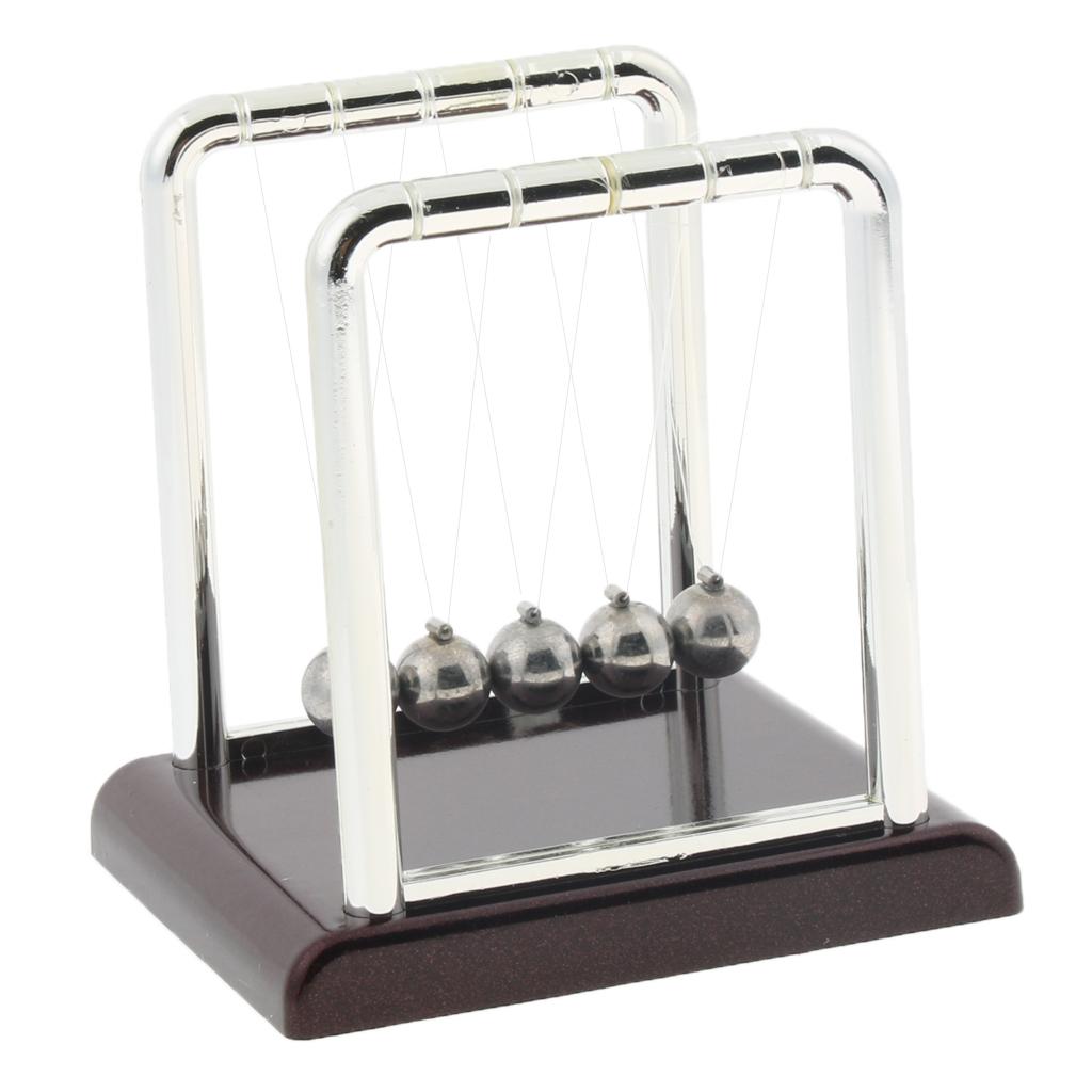 Square Newton's Cradle Balance Balls Physics Science Pendulum Toy Large