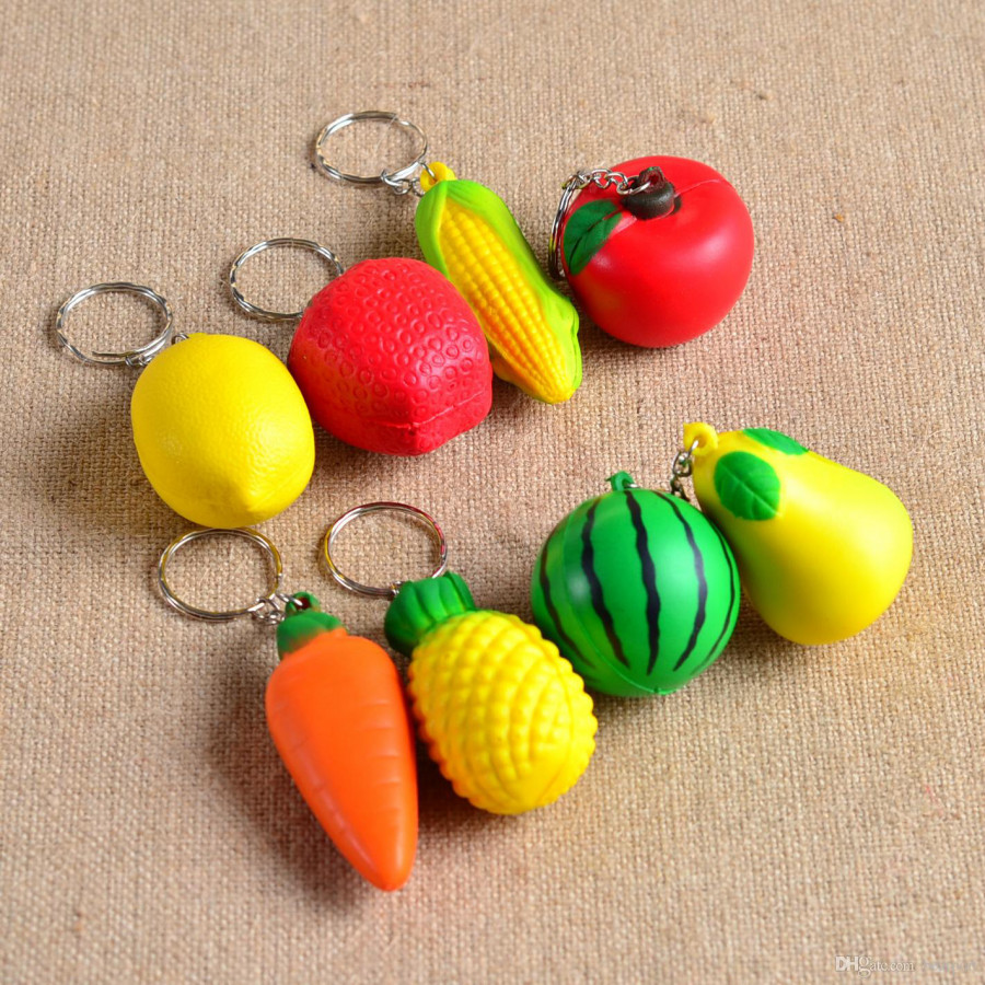 Móc Khóa Fruits Squishy (Giao ngẫu nhiên)