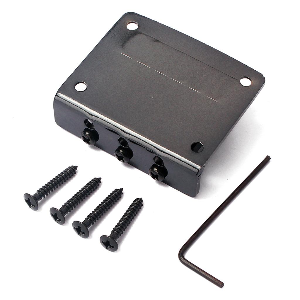 3 String Guitar Hardtail Bridge for  Box Guitar Parts Replacement