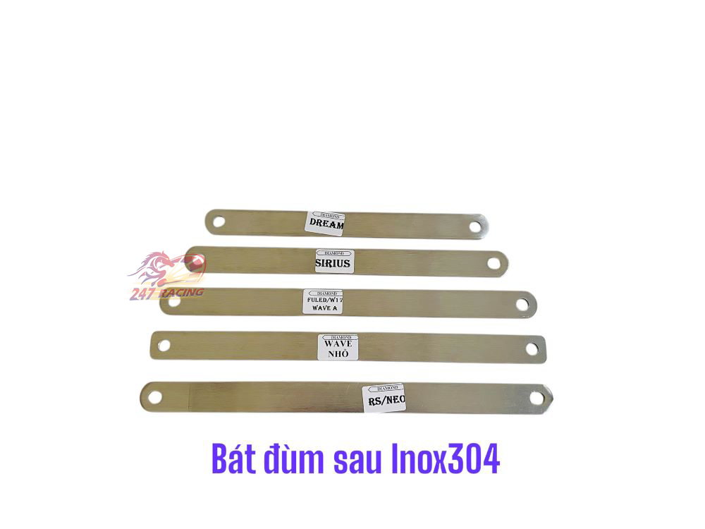 Bát Đùm má thắng INOX304 gắn xe máy Sirius Wave Dream Fu Led wave RS