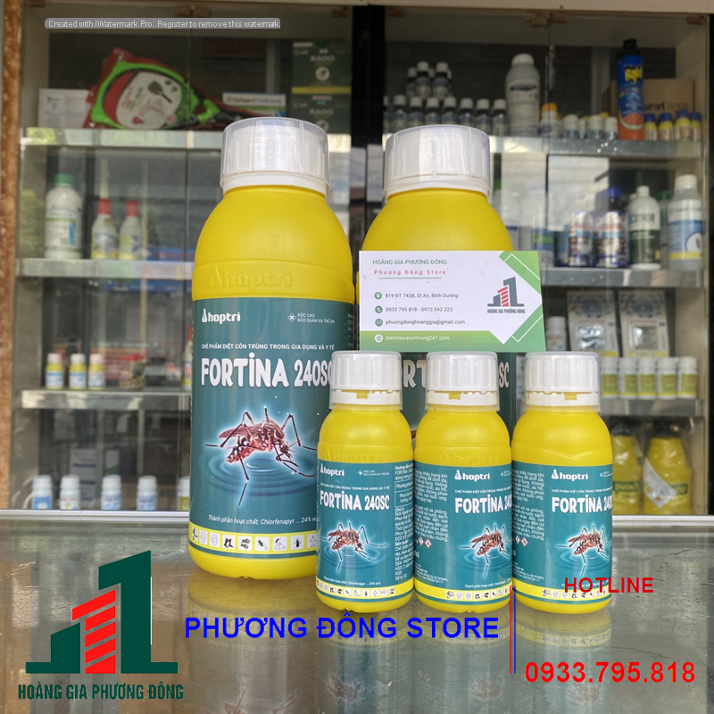 Thuốc diệt muỗi và côn trùng FORTINA 240SC _chai 100ml