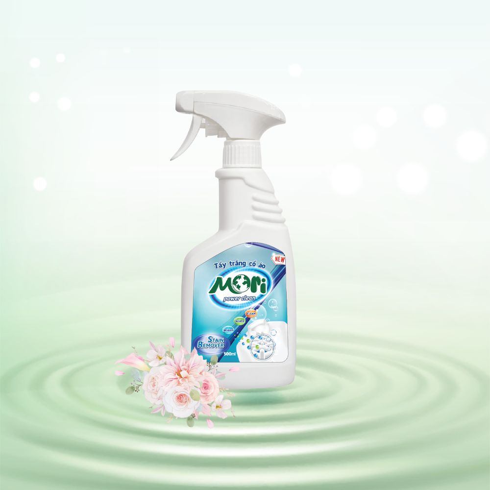 TẨY TRẮNG CỔ ÁO MORI TẨY CỔ ÁO TRẮNG SIÊU TRẮNG, LOẠI BỎ MỌI VẾT BẨN TRÊN CỔ ÁO VÀ TAY ÁO CHAI 500ML