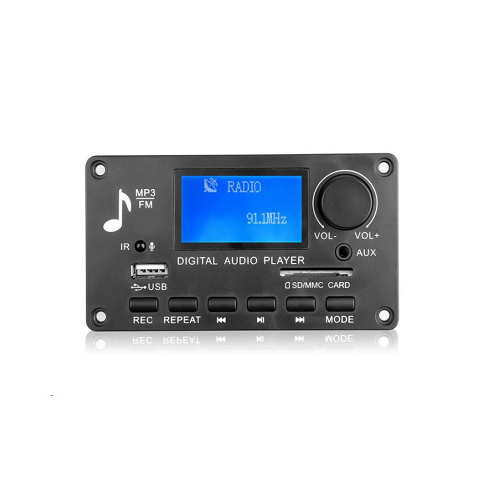 Module USB TF USB FM Car Radio 12V Display  MP3  Board