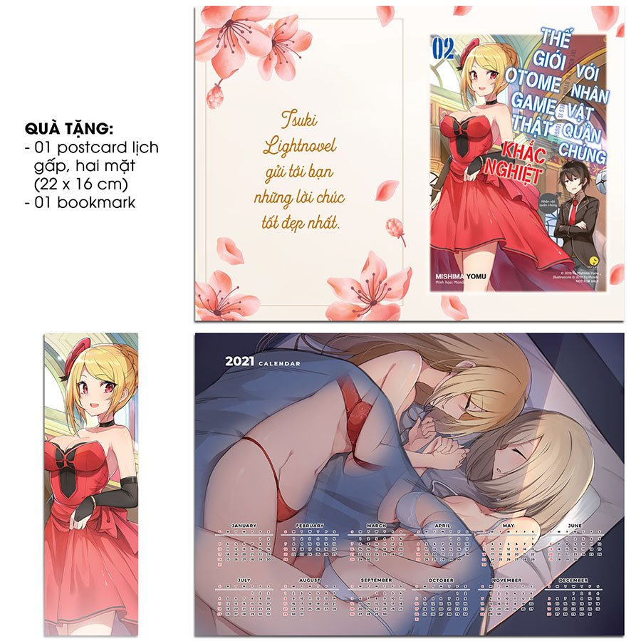 Thế Giới Otome Game Thật Khắc Nghiệt Với Nhân Vật Quần Chúng - Tập 2 (Tặng Kèm: 01 Postcard Lịch Gập 2 Mặt (22 x 16 cm) +  01 Bookmark)