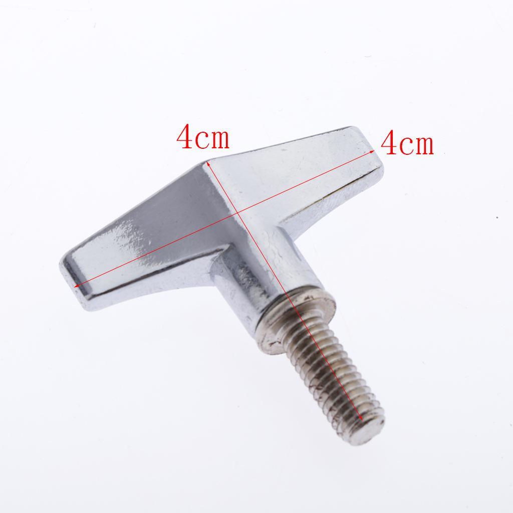 2 Pieces Quick Release Cymbal Stand Wing Screw Wingnut for Drummers