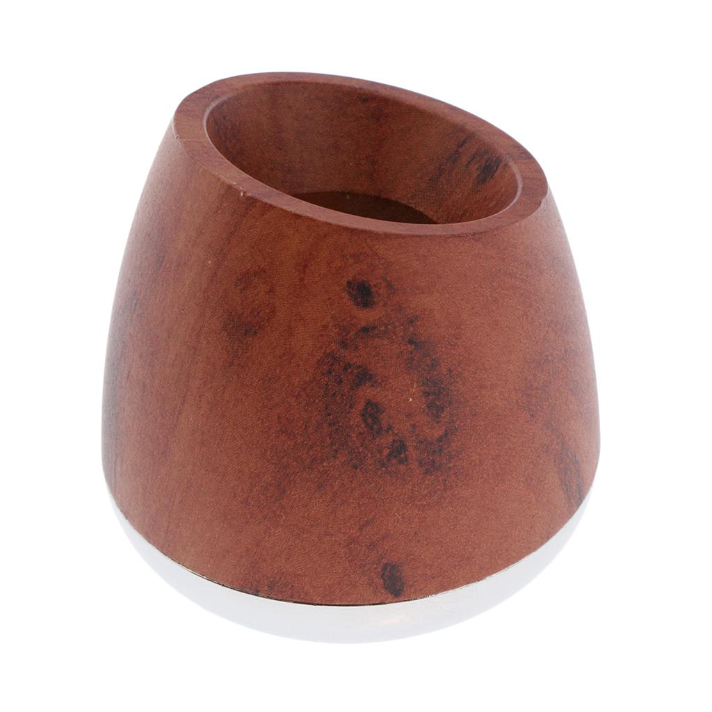 Wood Grain Mens Shaving Safety Stand Holder Support Base For Bathroom