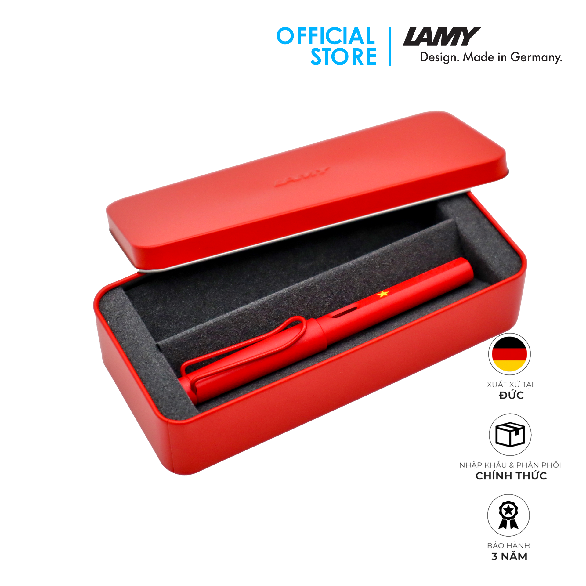 Bút máy LAMY safari Strawberry Yello Star (Phiên bản đặc biệt 2022)