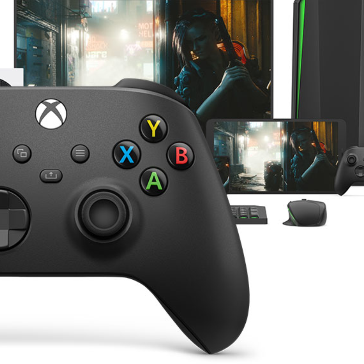 Tay Cầm Chơi Game Không Dây Bluetooth Microsoft XBOX - Hàng Chính Hãng