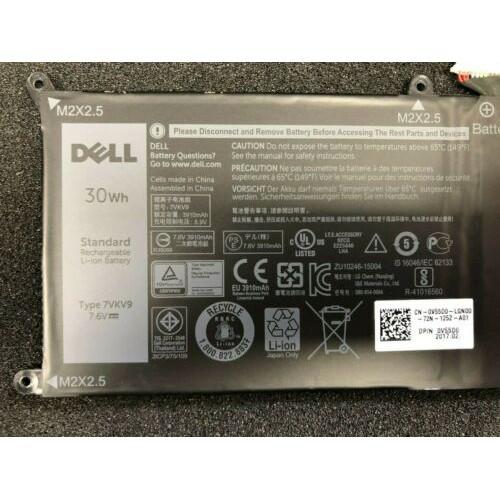 Pin Dùng Cho Dell Xps 12 9250 7275 7VKV9 Original
